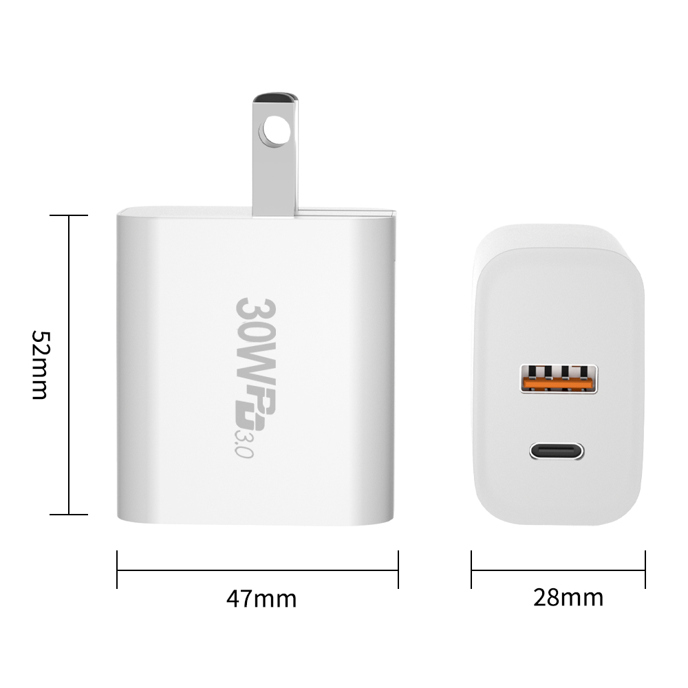 30W usb charger pd quick charger