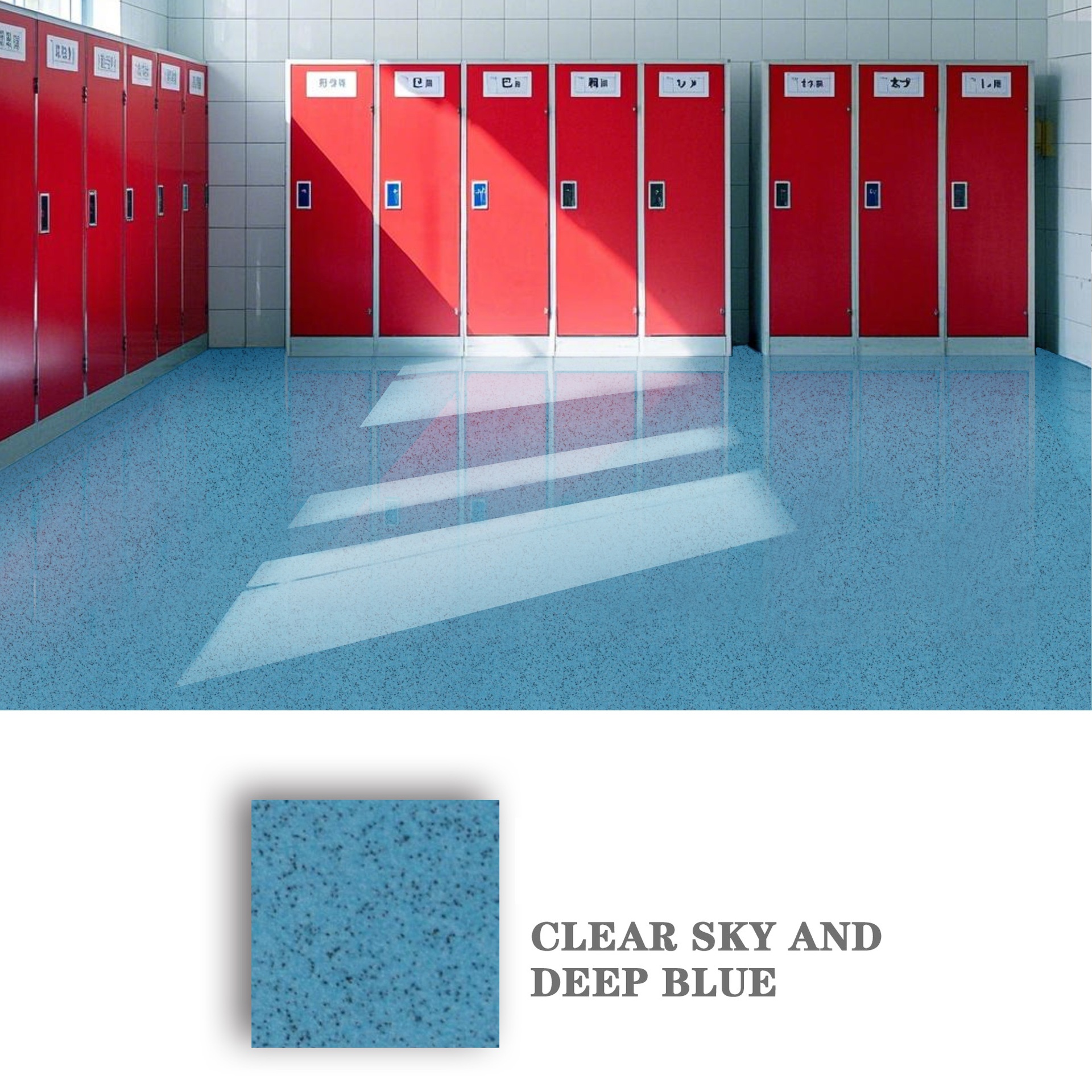 dark blue floor paint