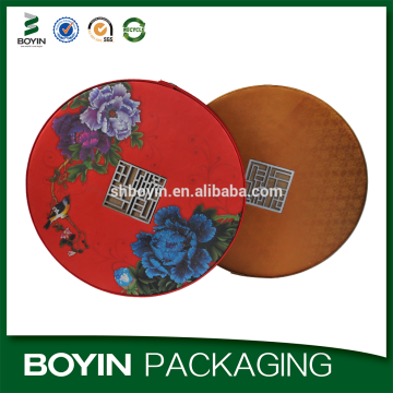 Round handmade paper mooncake gift box with competitive price