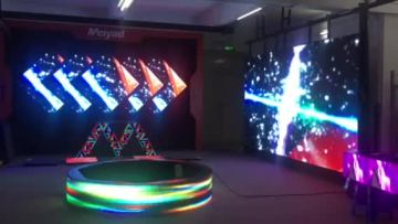 SMD indoor background dj stage led triangolo dello schermo
