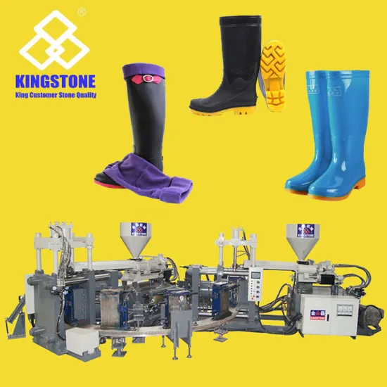 Full Automatic Rotary Double Color Rain boots Injection Molding Machine
