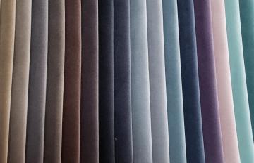 Tela de terciopelo liso suave y duradera para decoración del hogar