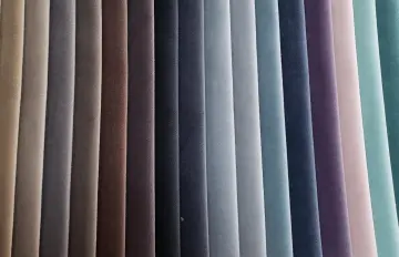 Soft and Durable Plain Velvet Fabric for Home Decor
