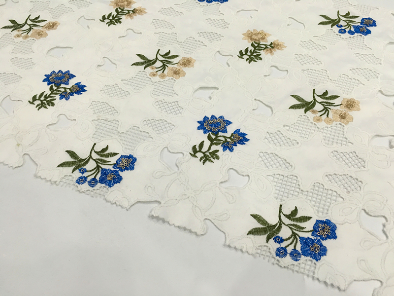 Laser Cut Embroidery Fabric