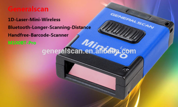1D Laser Mini BT 4.0 Longer Scanning Distance Barcode Scanner M100BTpro-40QI, equipped with Qi wireless charging function