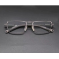 Designer Rectangle Titanium Frame Eyeglasses