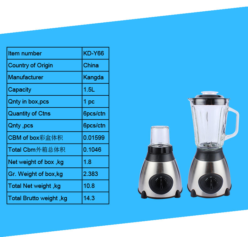 stainless steel blender