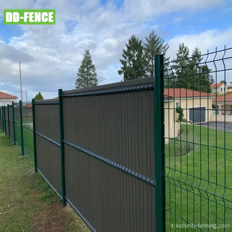 Recinzione da giardino in maglia saldata in 3D saldata