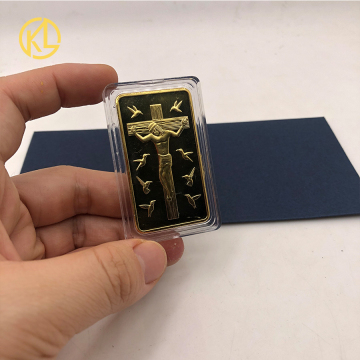 Custom Jesus Solid Gold Clead Bullion Bar für Sammlung: einzigartige religiöse und kostbare Metallartefakte