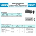 Yuken Series DT-01-22 Hydraulic control relief valve