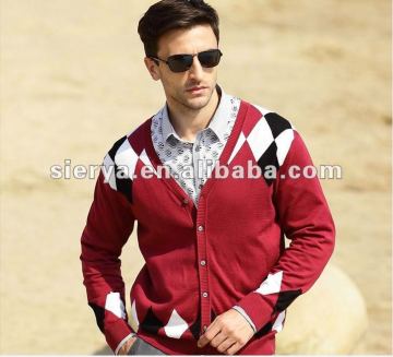 men's new fashion cardigan sweater
