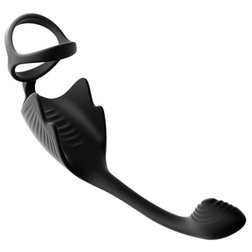 Massageador de próstata de brinquedo sexual com anel peniano vibratório