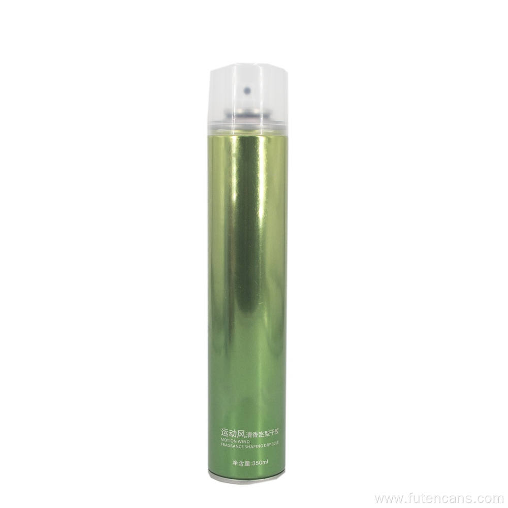 52mm hair spray tin can with metal valve
