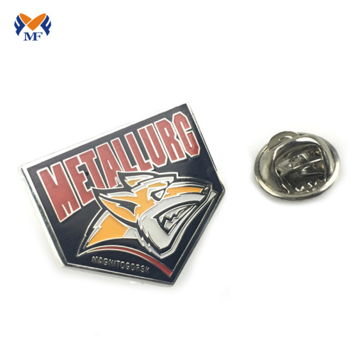 Engros metall hard emalje merket lapel pin