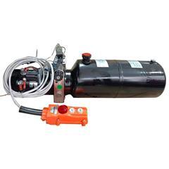 DC motor power unit with wire button control