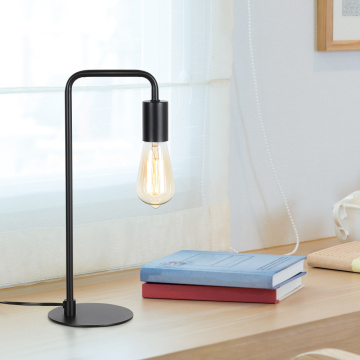 Petites lampes de bureau Edison en métal pour le chevet