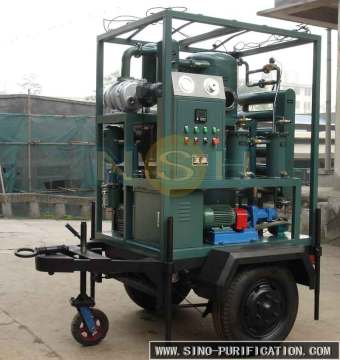 Transformer oil dehydration and degasification plant