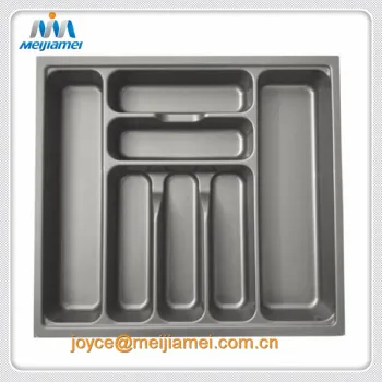 ABS PVC Plastic Cutlery Storage Kitchen Tray