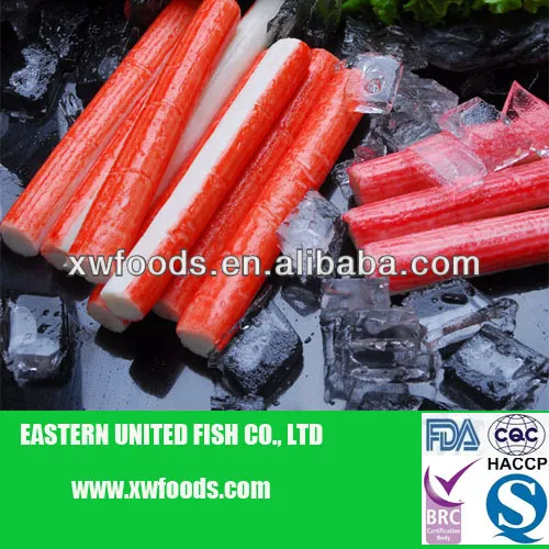 Frozen Surimi Imitation Crab Stick, High Quality Frozen Surimi