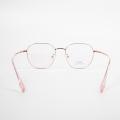 Circular Rose Gold Glass Frames