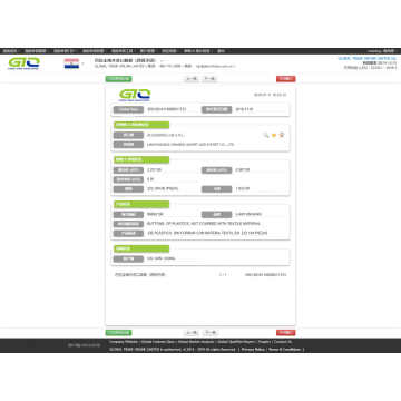 Data Butang Import Paraguay