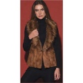 Inverno caldo finta pelliccia moda donna gilet