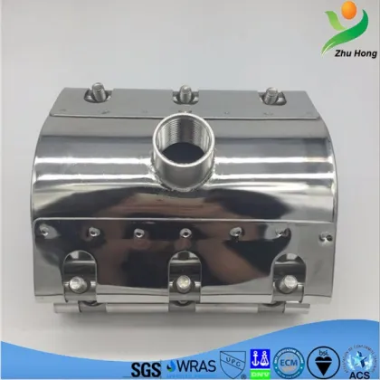 RCDT plumbing pipeline repair 304 Stainless Steel Pipeline Tee Clamp pipe tee