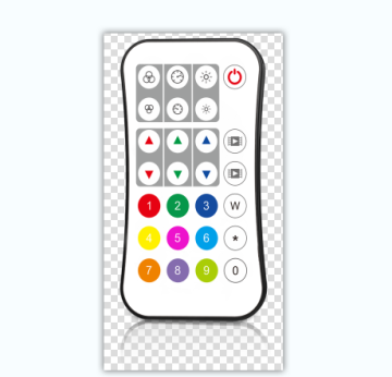 Skydance R9 RF Wireless Remote Control for Digital LED Controller and SPI Pixel LEDs