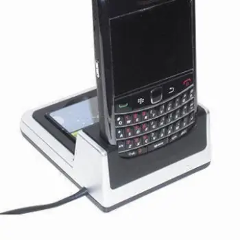 CE and FCC Approved Cell Phone Cradle for RIM's BlackBerry Phones with An Optional Battery Cradle
