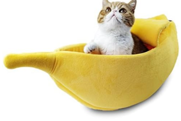 Banana Cat Bed House Large Size