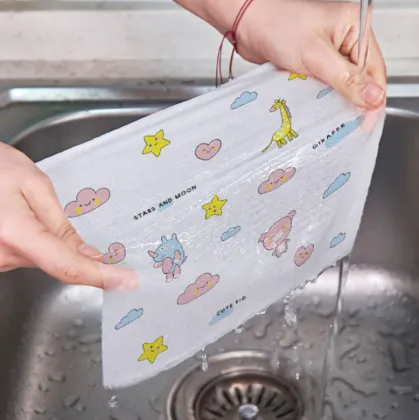 Kitchen Towels Roll Dry Wet Tissue Paper Wipes