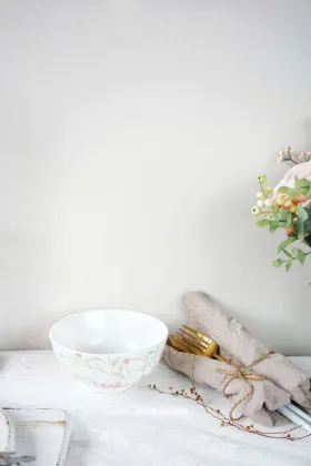 Lucky Flower Parrot Beef Plate Flat Plate
