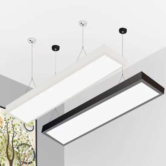 Black and White Low EMF UGR 19 4500K 24W 4FT Architectural LED Linear Pendant Light