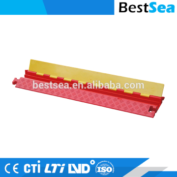 Cable cover polyurethane, 2 channel cable protection tiles