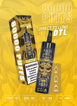 AAOK A133 80K Disposable vape 25ml e-liquid