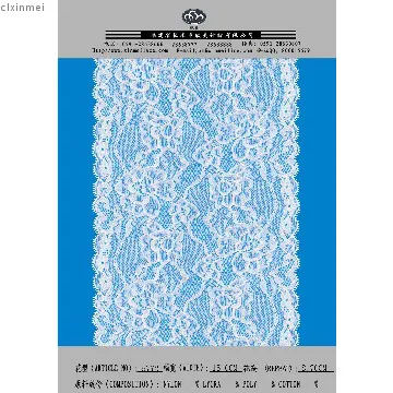 85% nylon 10% spandex yarn lingerie, trousers and wedding gown lace