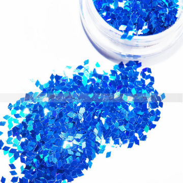 Multicolor Hexagon Glitter Powder For Nails / Christmas Arts