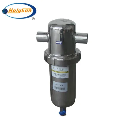 Food Grade Stainless Steel Industrial Air and Steam Filter Housing for Hot Gases