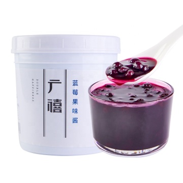 1,3 kg echte Obst -Blaubeer -Marmelade: Perfekt für Smoothies und gefrorene Getränke