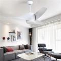 Nordic style brown white abs blades ceiling fan