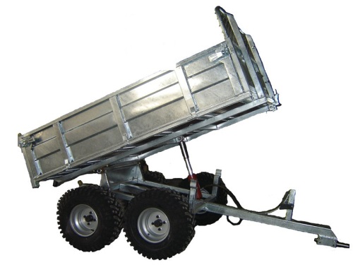 ATV Wood Forest Trailer Crane 350 with Hydraulic Winch