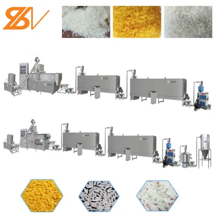 Artificial Rice Process Line: Self-Heating Rice Making Machine & Instant Rice Production