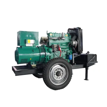 Three-Phase Alternator: Weifang 30kW Diesel Generator Set - A Compact 30kW Mobile Power Station