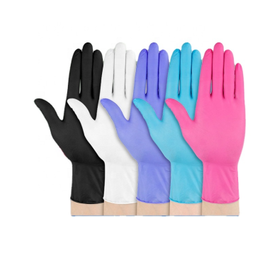 High-Quality Nitrile Gloves - Black, Blue, White, 100% Nitrile, for Cleaning and Rugging