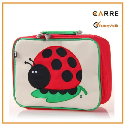 custom brand cute canvas lunch bags for children