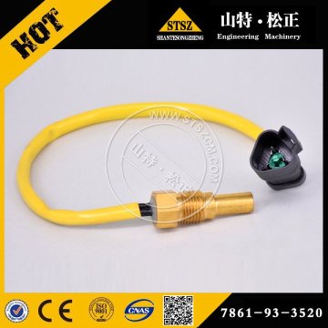 Capteur de température de l&#39;eau 7861-93-3520 pour les accessoires d&#39;excavatrice SA6D140E