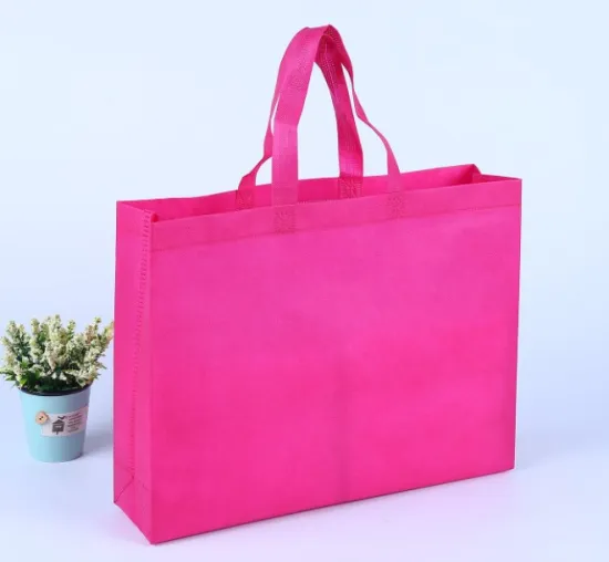 Cheap tote printed recyclable non-woven shopping bags