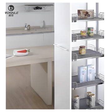 Tall Unit Pull Out Kitchen Cabinet Storage Sliding Basket Organizer