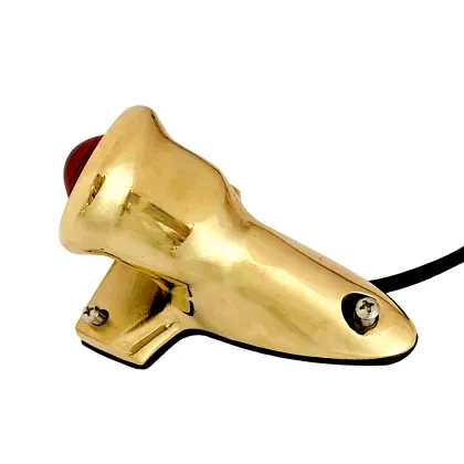 Brass Crocker Style Vintage Tail Light for Harley Bobber
