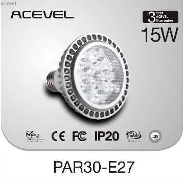4000K 15W high lumen led par lighting PAR30